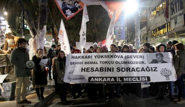 HDK İl Meclisi'nden Yüksekova protestosu
