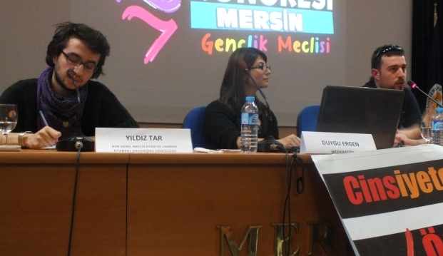 Mersin Gençlik Meclisi'nden homofobi ve transfobiye karşı panel
