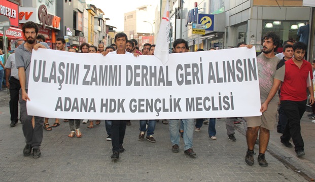 HDK Gençlik Meclisi'nin ulaşım zamlarına karşı eylemleri devam ediyor