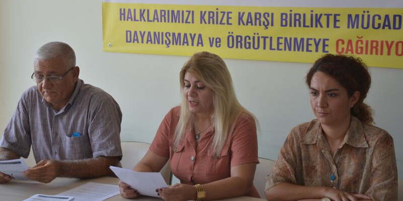 HDK Mersin İl Yürütmesi krize karşı eylem planlamasını açıkladı