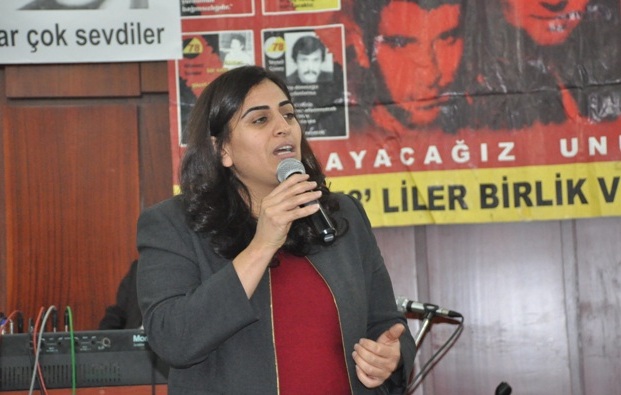 HDP Eşbaşkanı Sebahat Tuncel 78'liler dayanışma etkinliğine katıldı