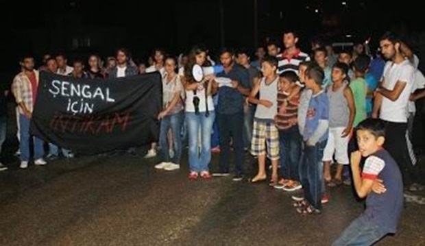HDK Denizli Gençlik Meclisi Ezidi halkına yönelik katliamları protesto etti