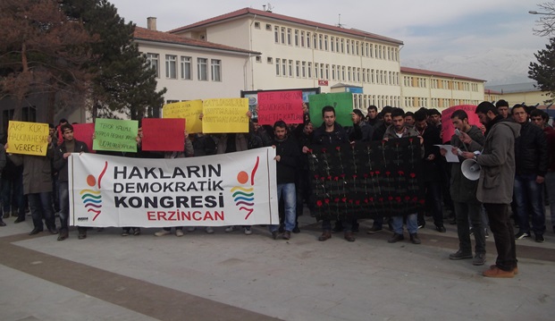 Erzincan'da Roboskî anması