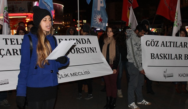 HDK Gençlik Meclisi gözaltı ve tutuklamaları protesto etti