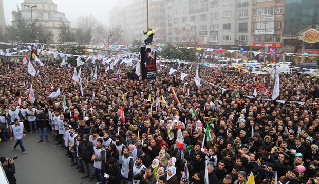İstanbul'da aday tanıtım mitingi
