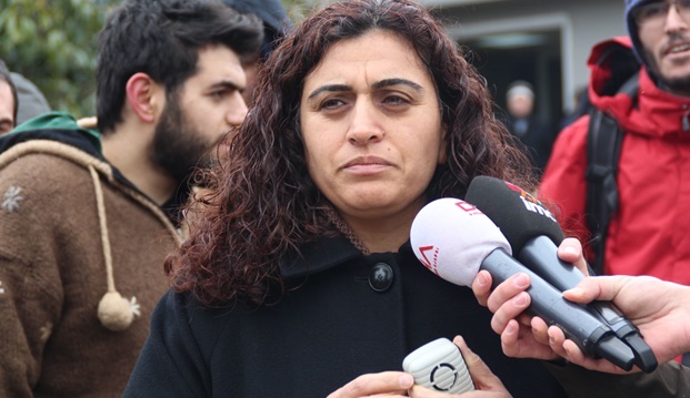 İTÜ Meclisi Eş Sözcümüz Sebahat Tuncel'in katılımıyla soruşturmaları protesto etti