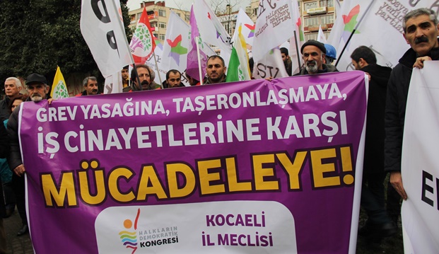 HDK'den DİSK mitingine destek