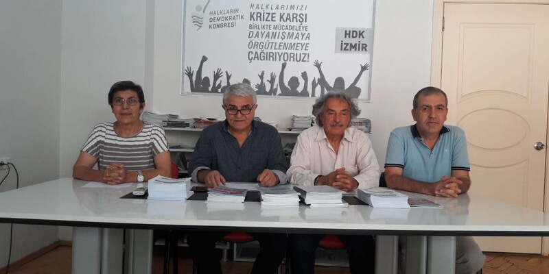 HDK İzmir İl Yürütmesi krize karşı eylem planlamasını açıkladı